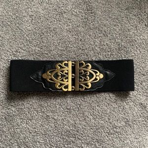 Gorgeous Black Vintage Belt